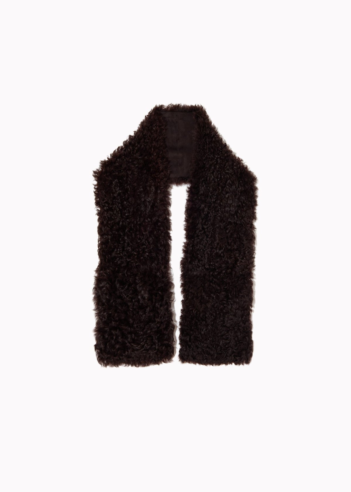 PLAN C SHEARLING SCARF