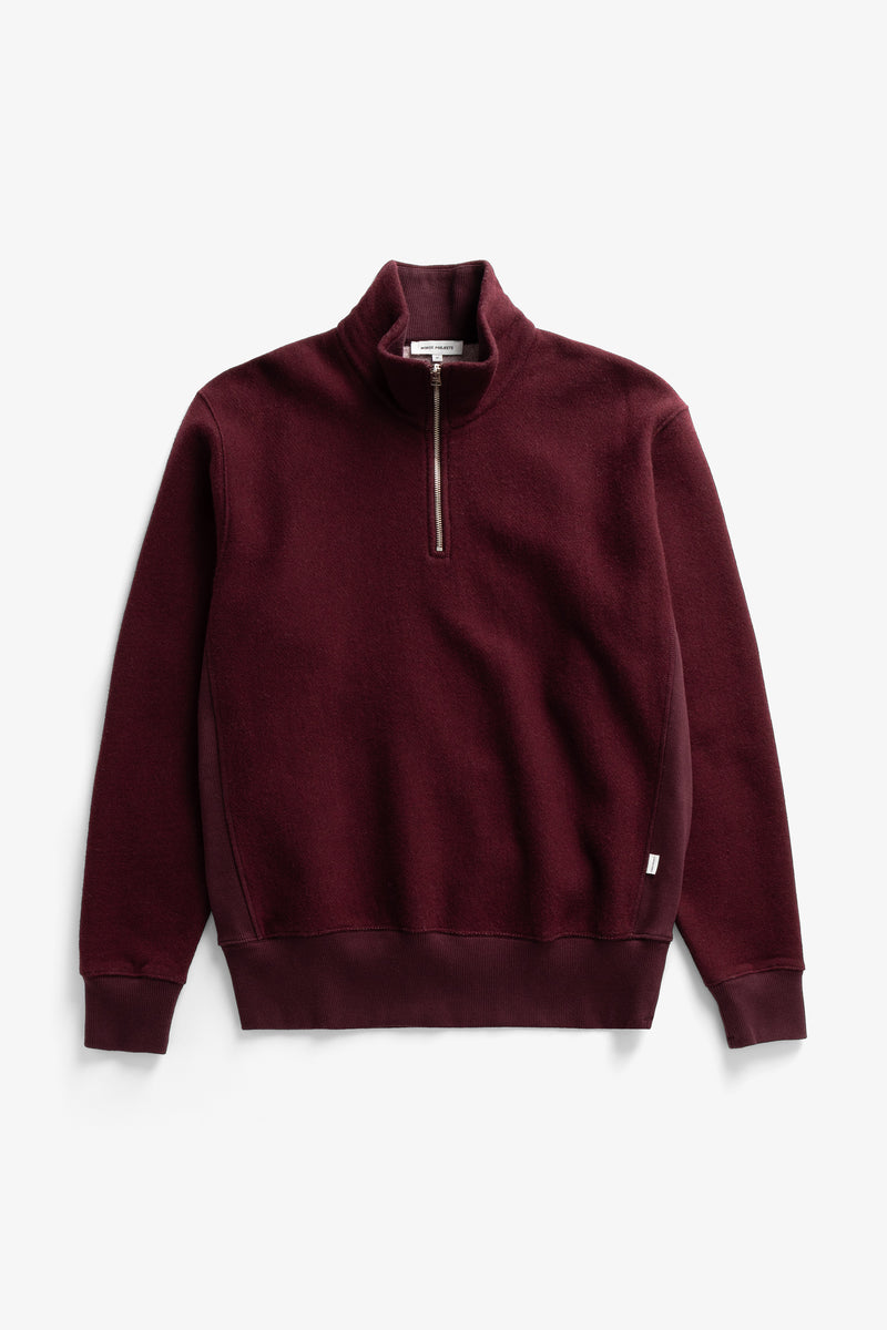 NORSE PROJECTS FLOSSLI HALF ZIP SWEAT