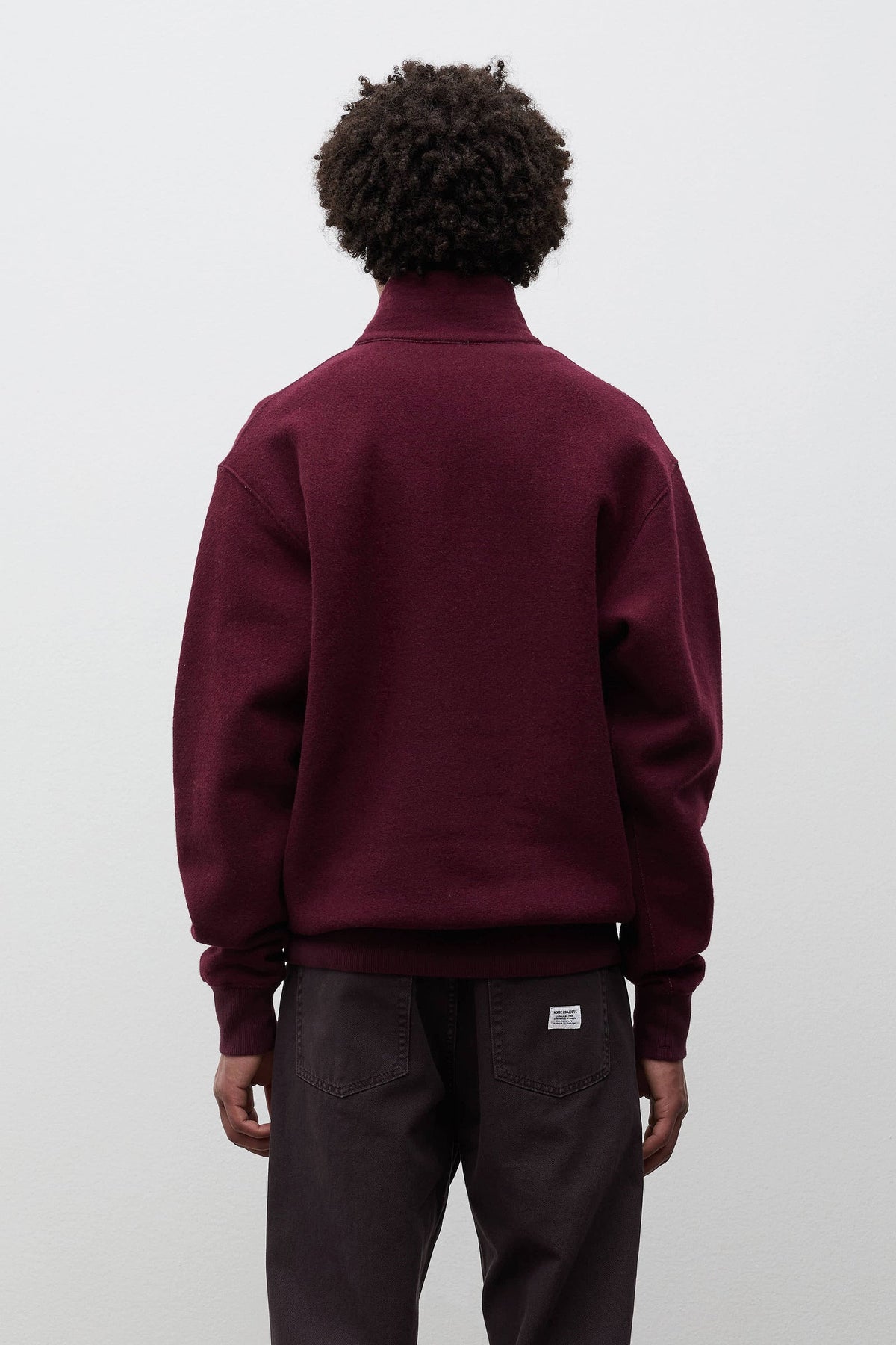 NORSE PROJECTS FLOSSLI HALF ZIP SWEAT