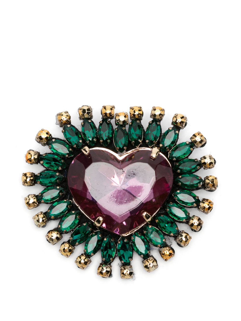 ESSENTIEL ANTWERP KOEUR2 HEART BROOCH