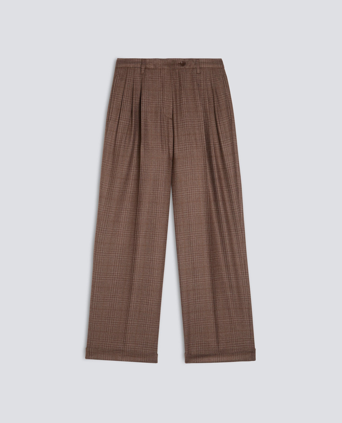 ASPESI CHECK TROUSERS