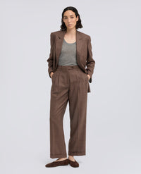ASPESI CHECK TROUSERS