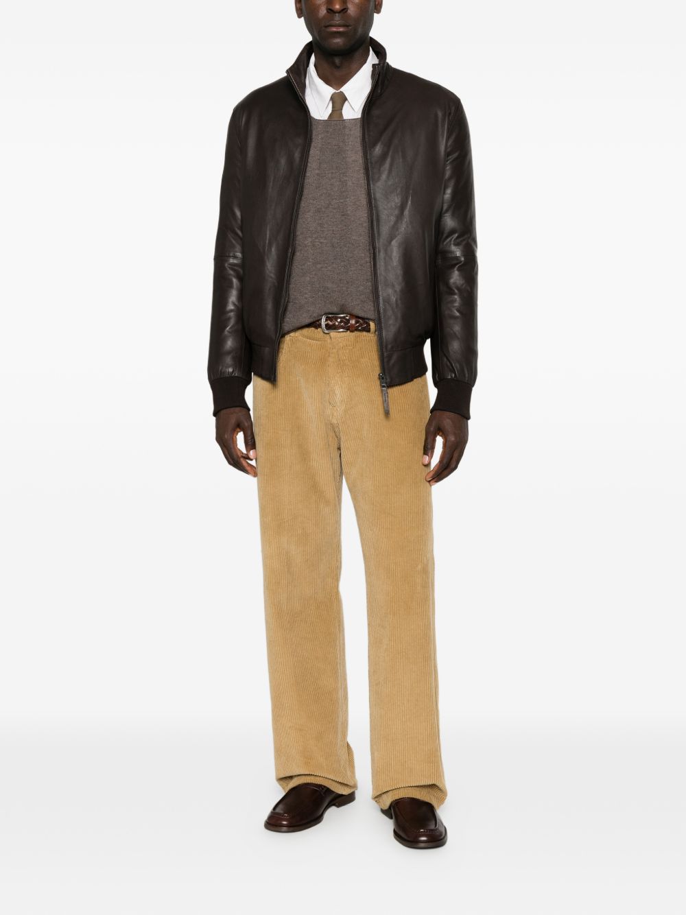 MABRUN LEATHER BOMBER JACKET