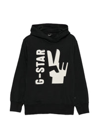 G-STAR LOGO HOODIE SWEATER
