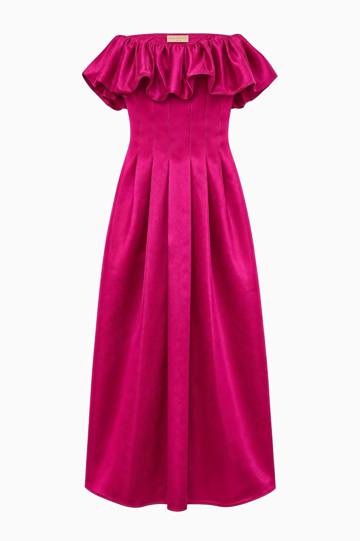 ULLA JOHNSON COSIMA STRAPLESS DRESS