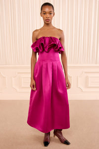 ULLA JOHNSON COSIMA STRAPLESS DRESS