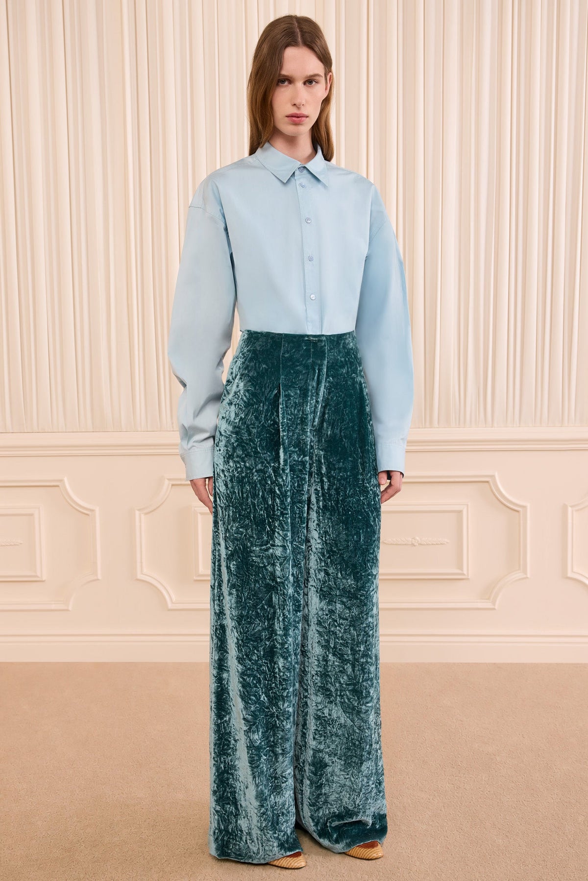 ULLA JOHNSON ELAN VELVET PANT
