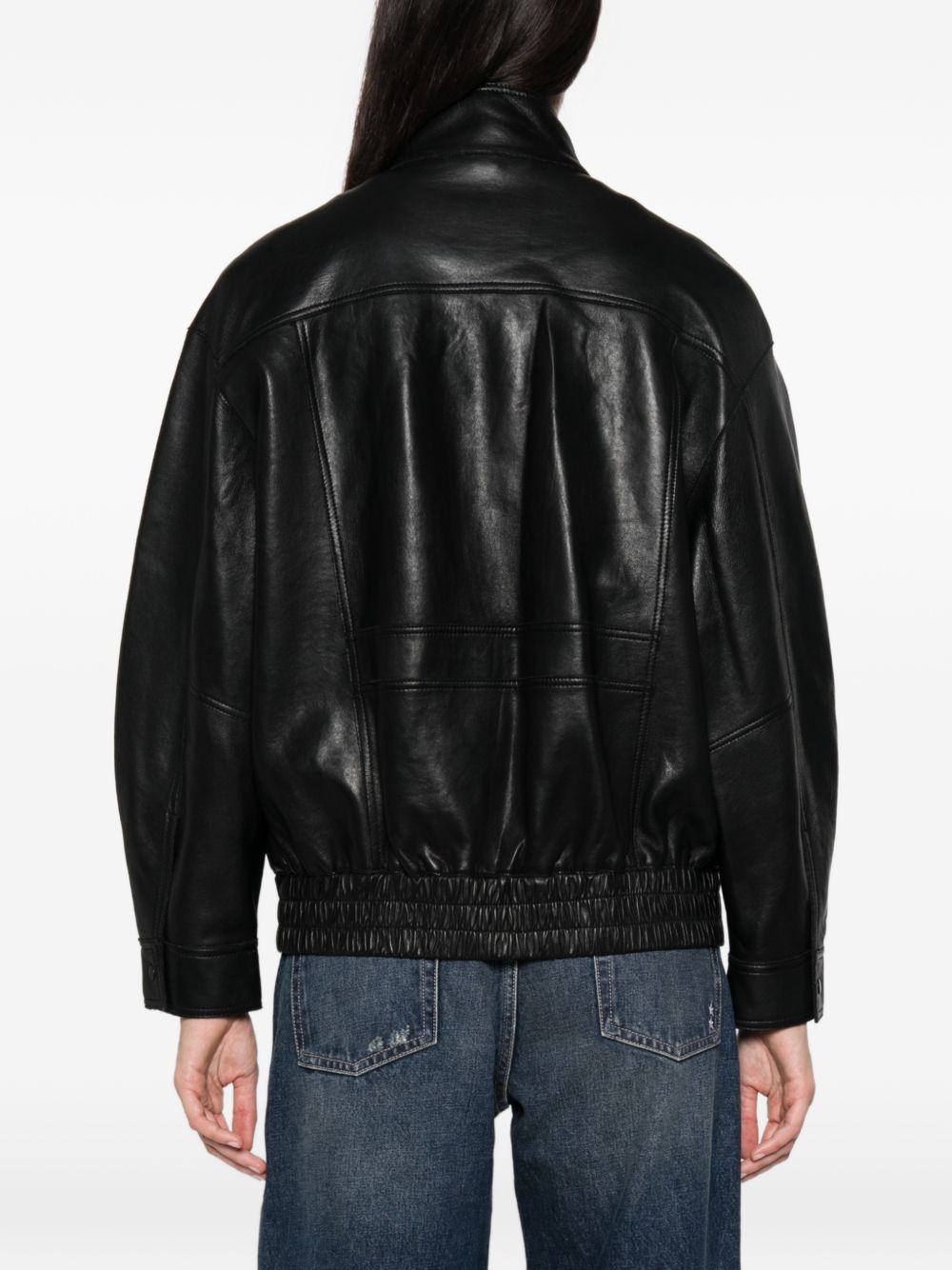 THE JACK BOMBER LEATHER JACKET