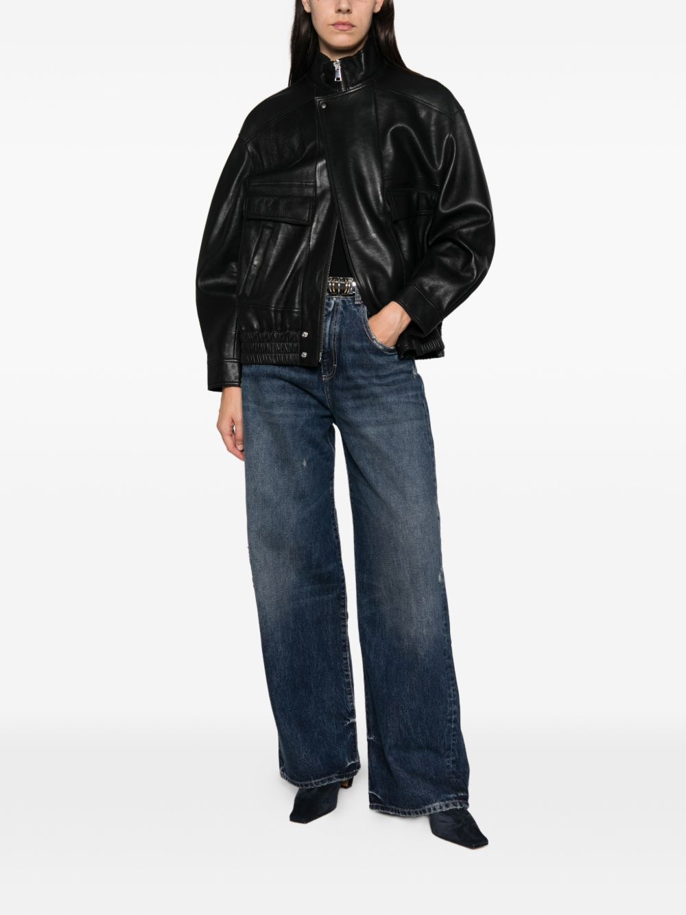 THE JACK BOMBER LEATHER JACKET