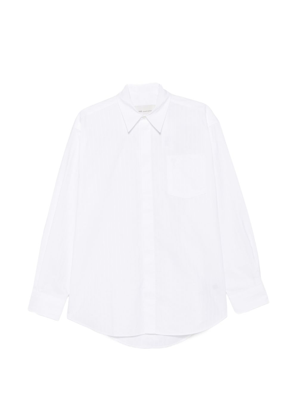 AMI PARIS LARGE FIT SHIRT WITH EMBOSSED