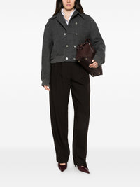 AMI PARIS SHORT DOUBLE BREASTED BOMBER
