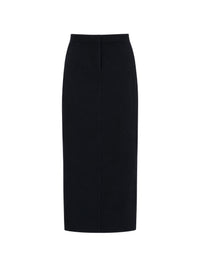 NORMA KAMALI FLAT FRONT STRAIGHT SKIRT