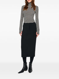 NORMA KAMALI FLAT FRONT STRAIGHT SKIRT
