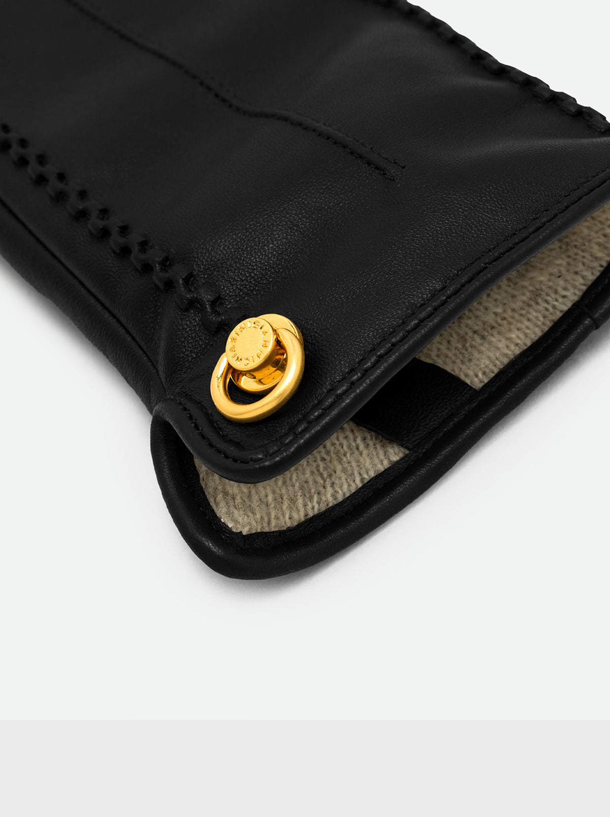 GIANNI CHIARINI LEATHER GLOVES