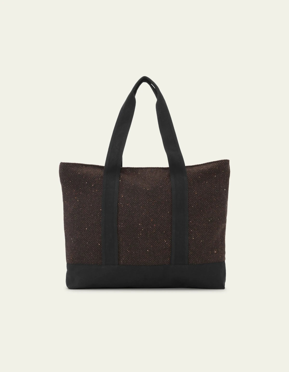 LES DEUX HERRINGBONE TOTE BAG