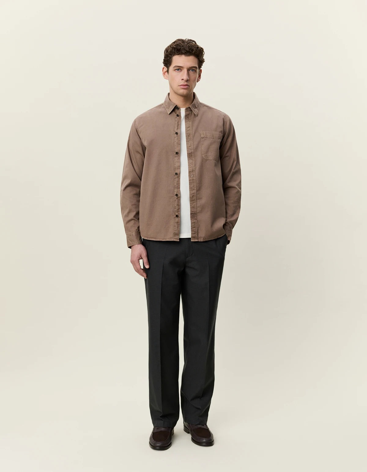 LES DEUX GARMENT DYED SHIRT