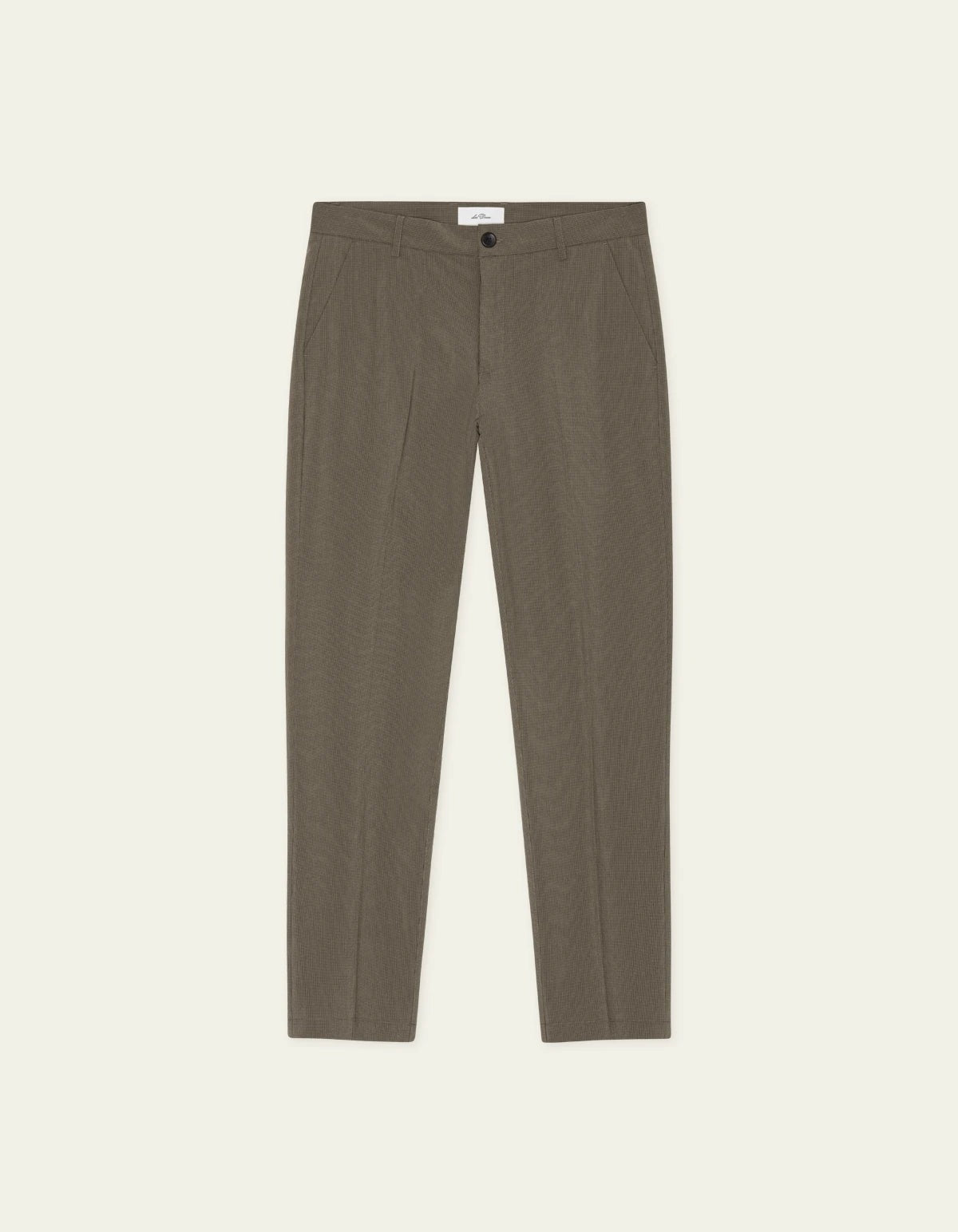 LES DEUX MINI CHECK REG SUIT PANTS