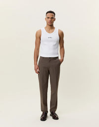 LES DEUX MINI CHECK REG SUIT PANTS