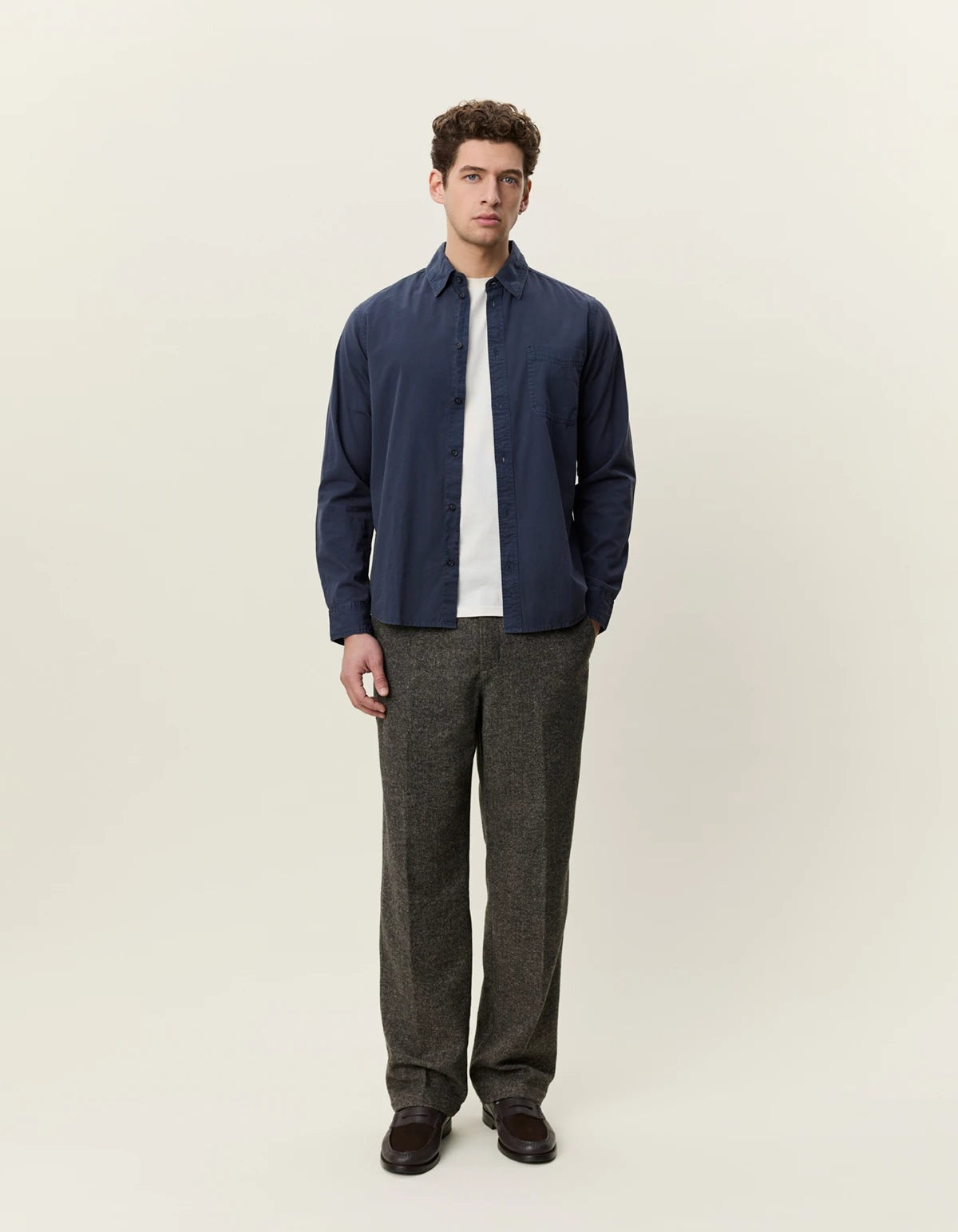 LES DEUX GARMENT DYED SHIRT