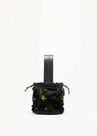 PLAN C EMBROIDERED BUCKET BAG