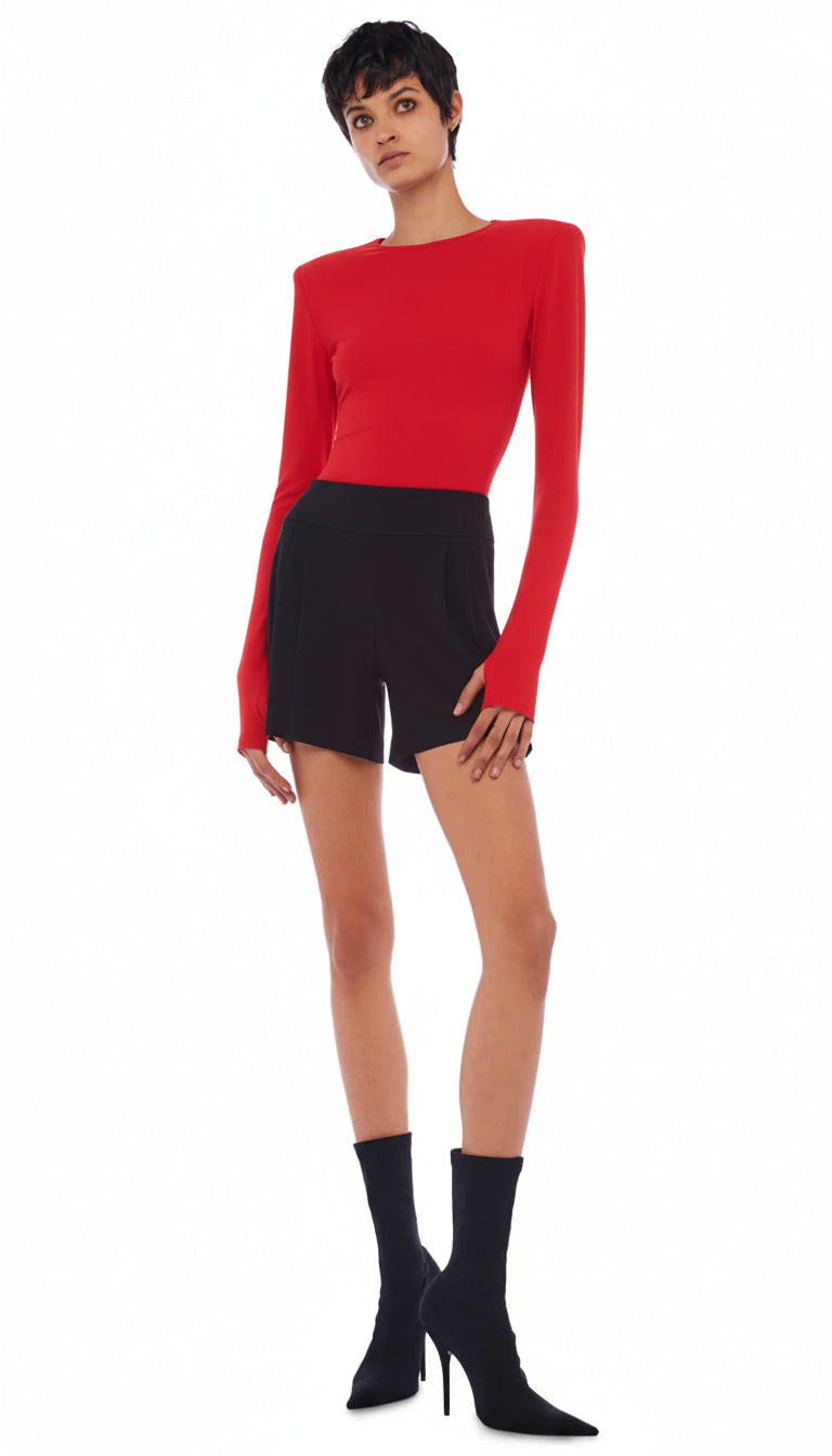 NORMA KAMALI SHOULDER PAD TOP
