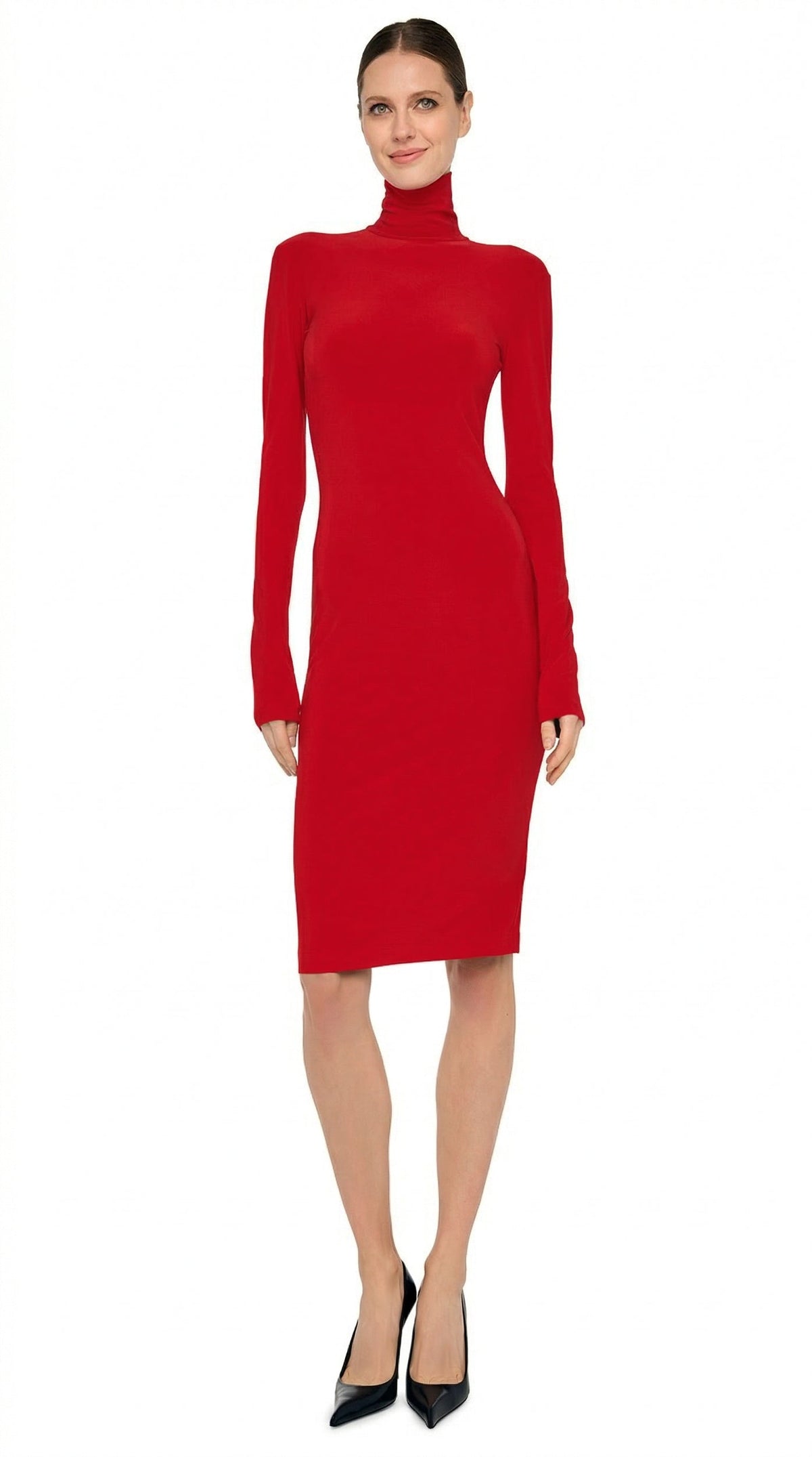 NORMA KAMALI TURTLENECK DRESS