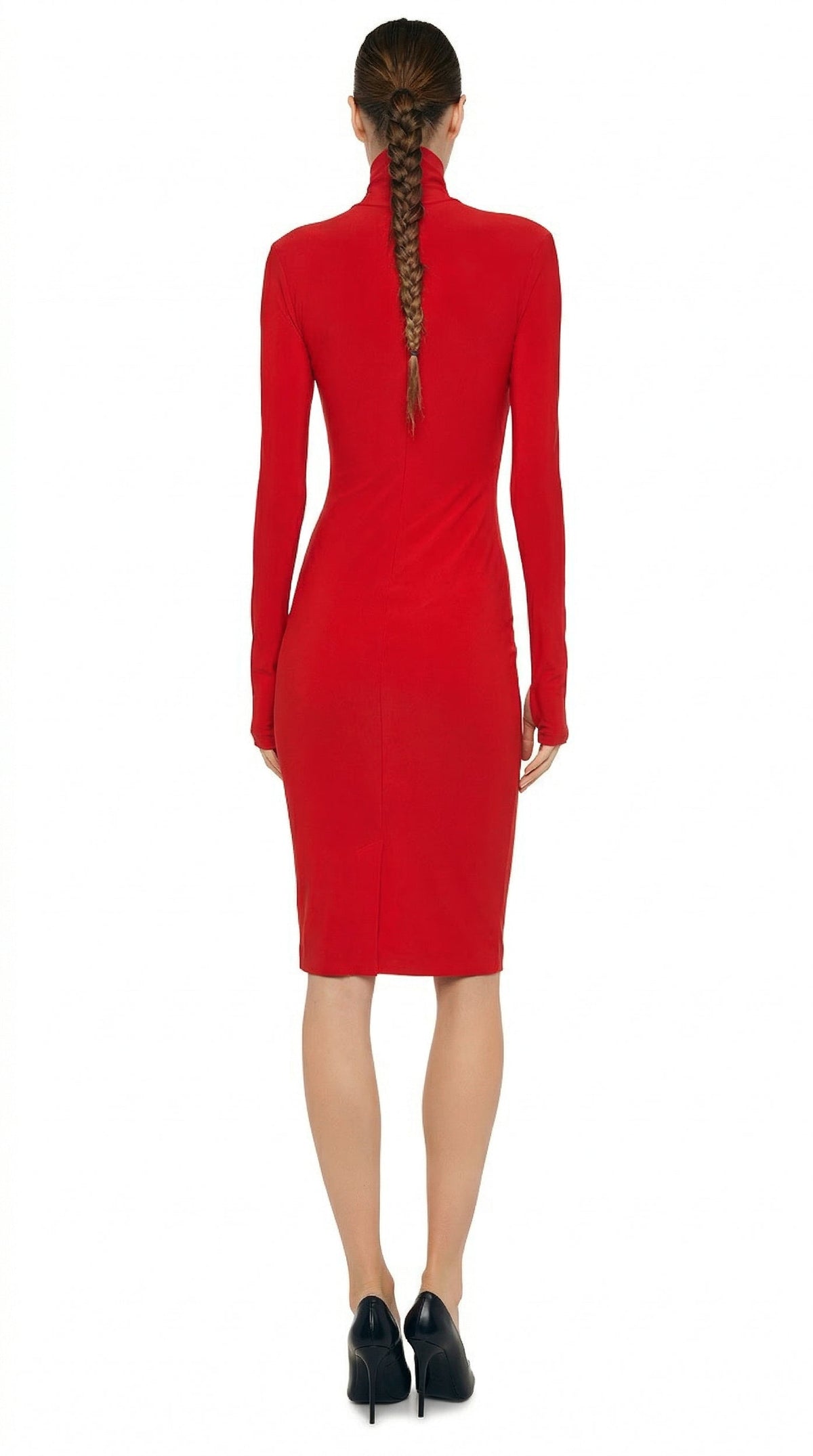 NORMA KAMALI TURTLENECK DRESS