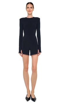 NORMA KAMALI SHOULDER PAD TOP