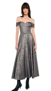 NORMA KAMALI DROP SHOULDER GRACE DRESS