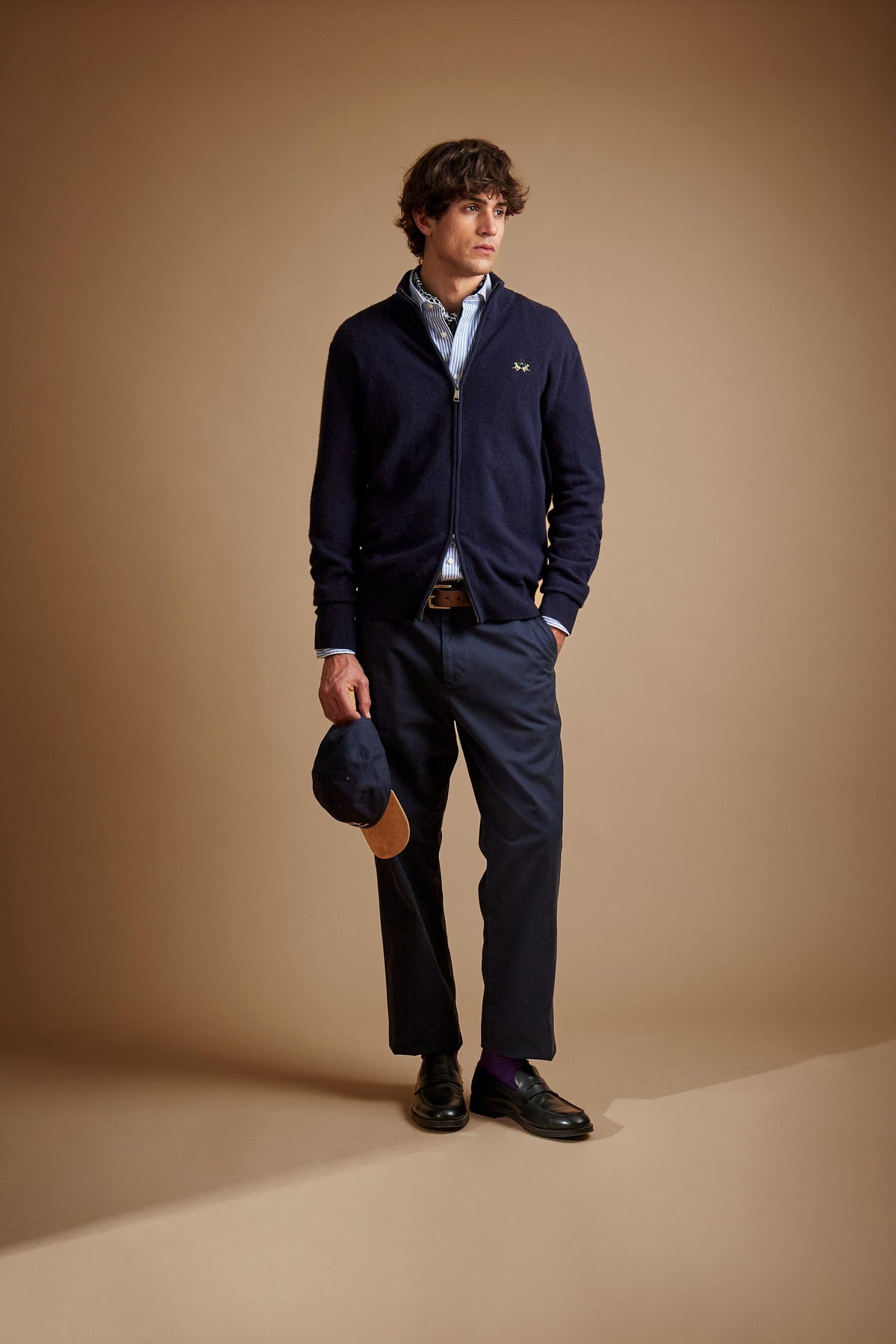LA MARTINA FULL ZIP SWEATER