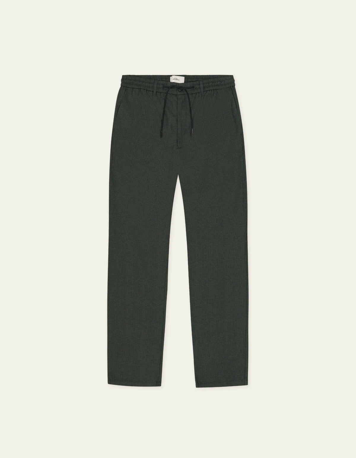 LES DEUX HOUNDSTOOTH TAPERED SUIT PANTS