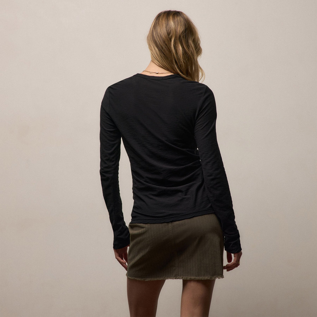 JAMES PERSE SHEER SLUB CREW