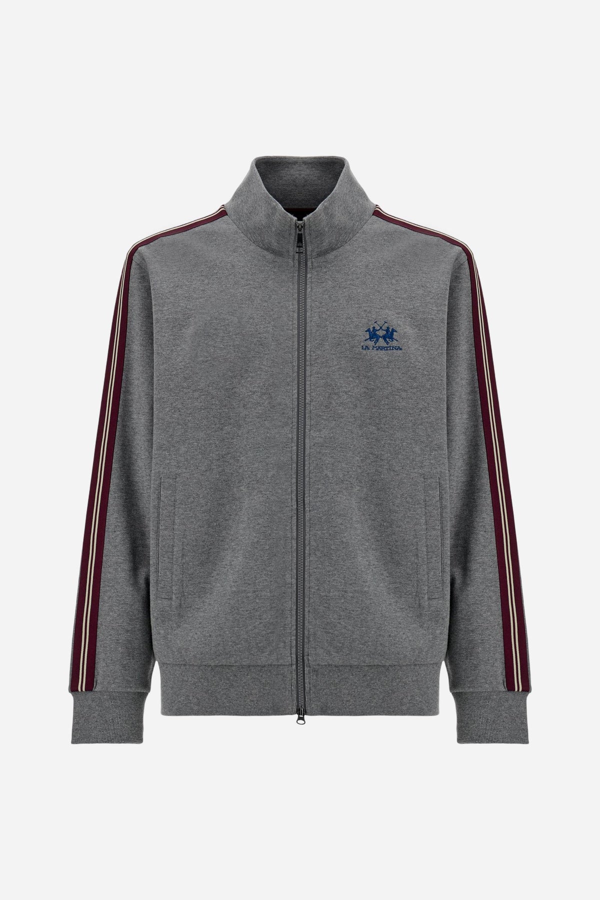 LA MARTINA INTERLOCK ZIP UP SWEAT