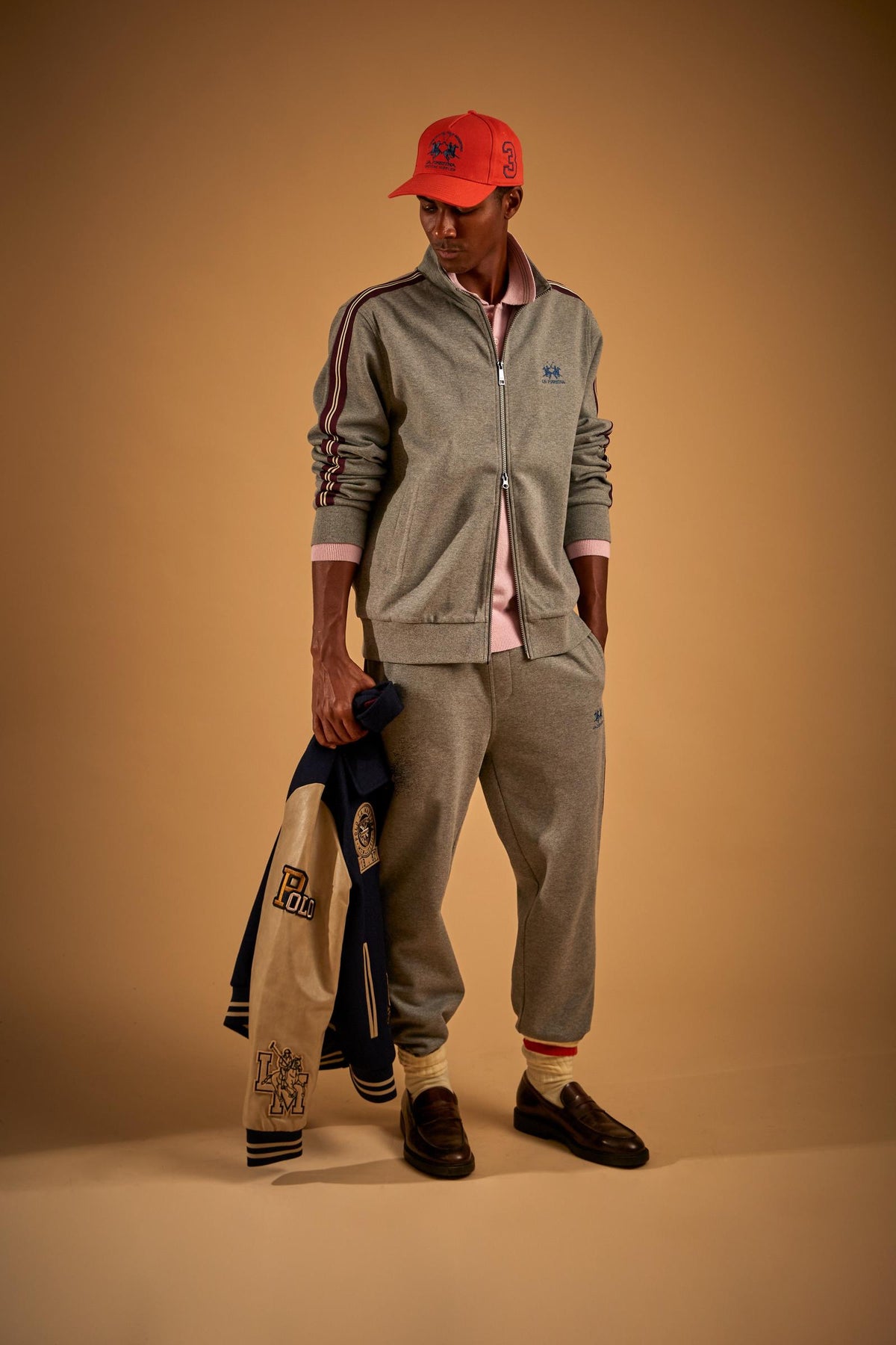 LA MARTINA INTERLOCK ZIP UP SWEAT