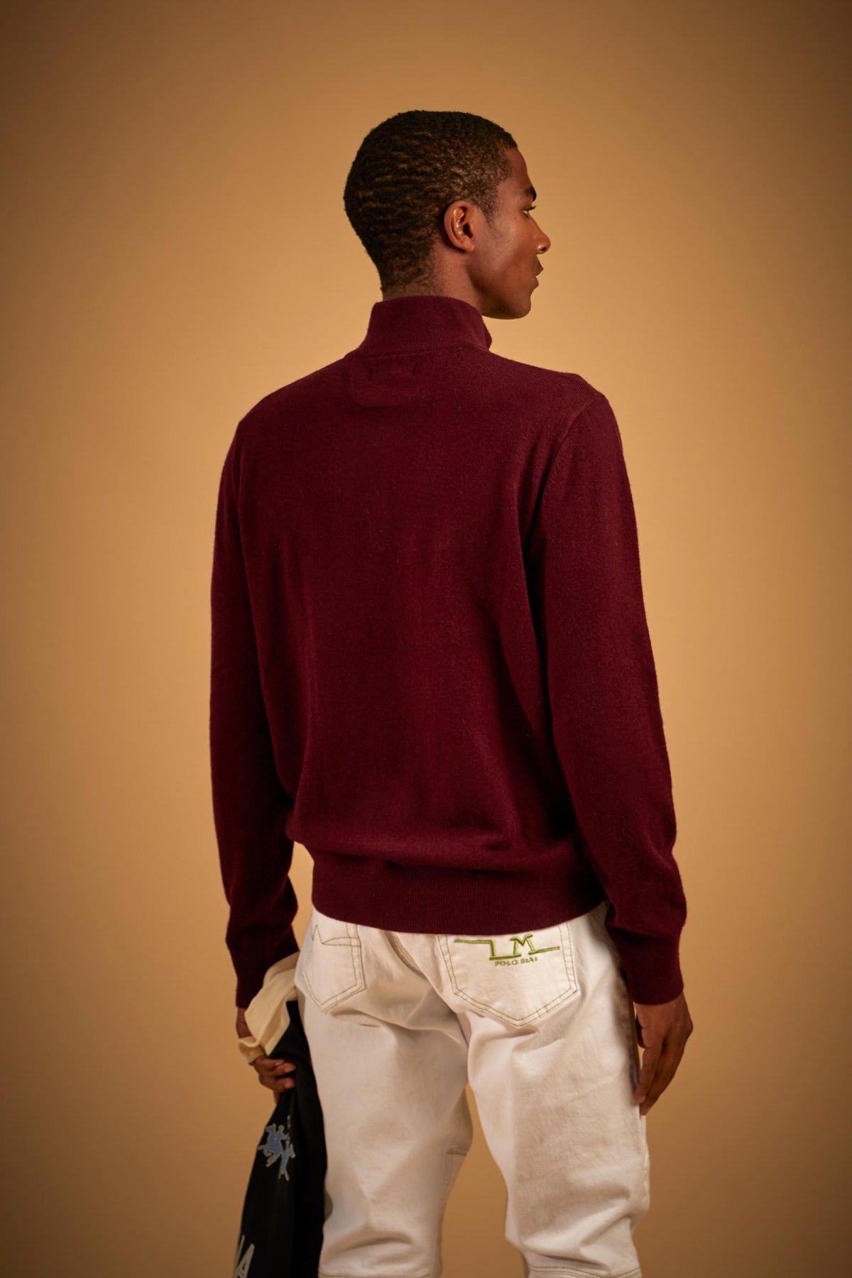 LA MARTINA HALF ZIP SWEATER