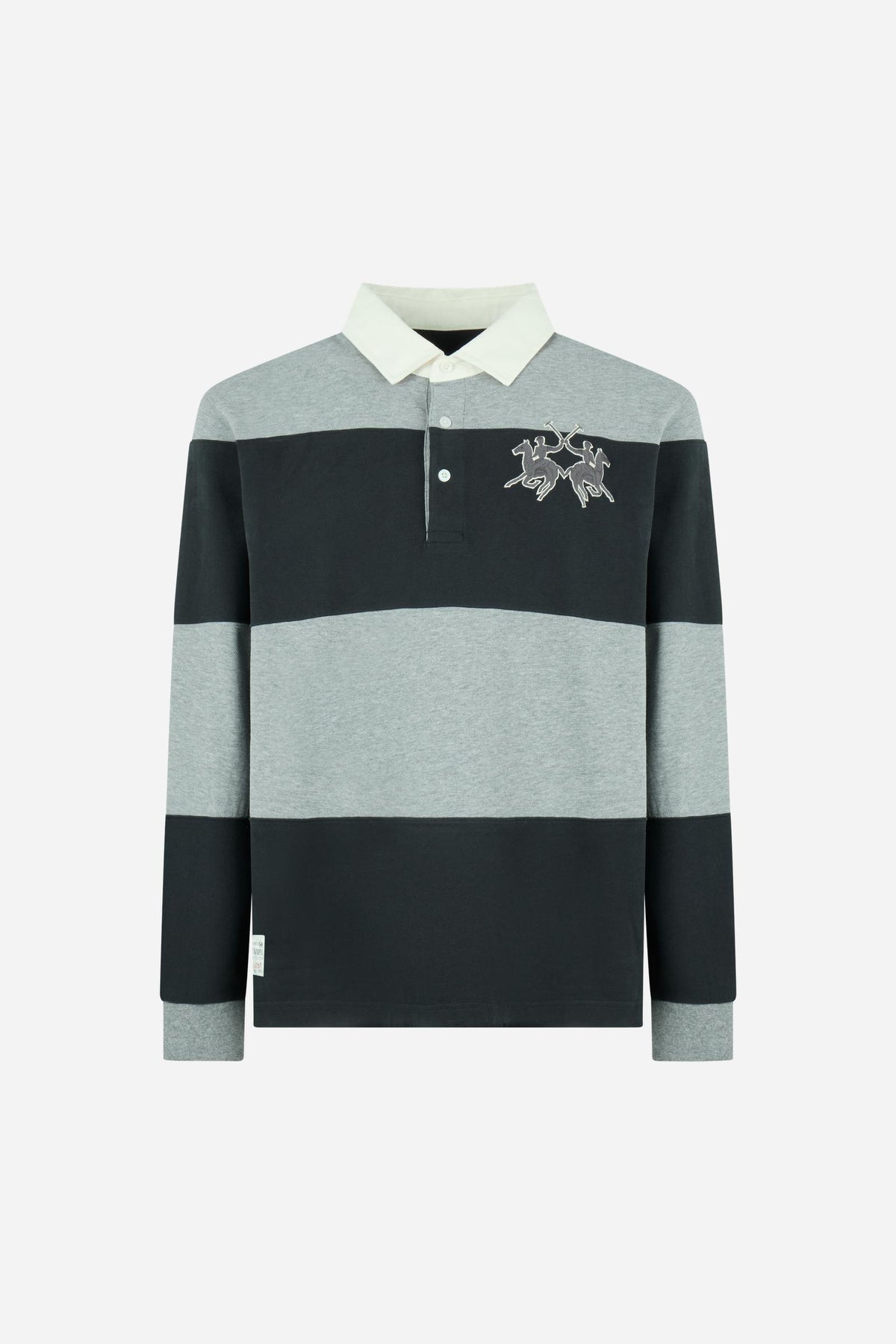LA MARTINA STRIPED RUGBY POLO