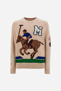 LA MARTINA JACQUARD SWEATER