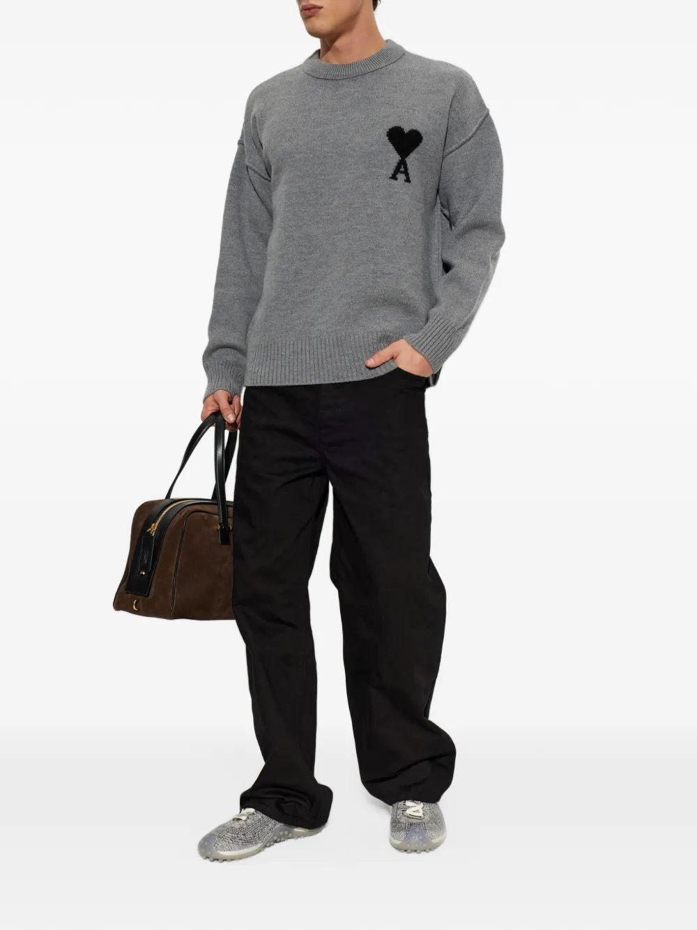AMI PARIS CREWNECK SWEATER