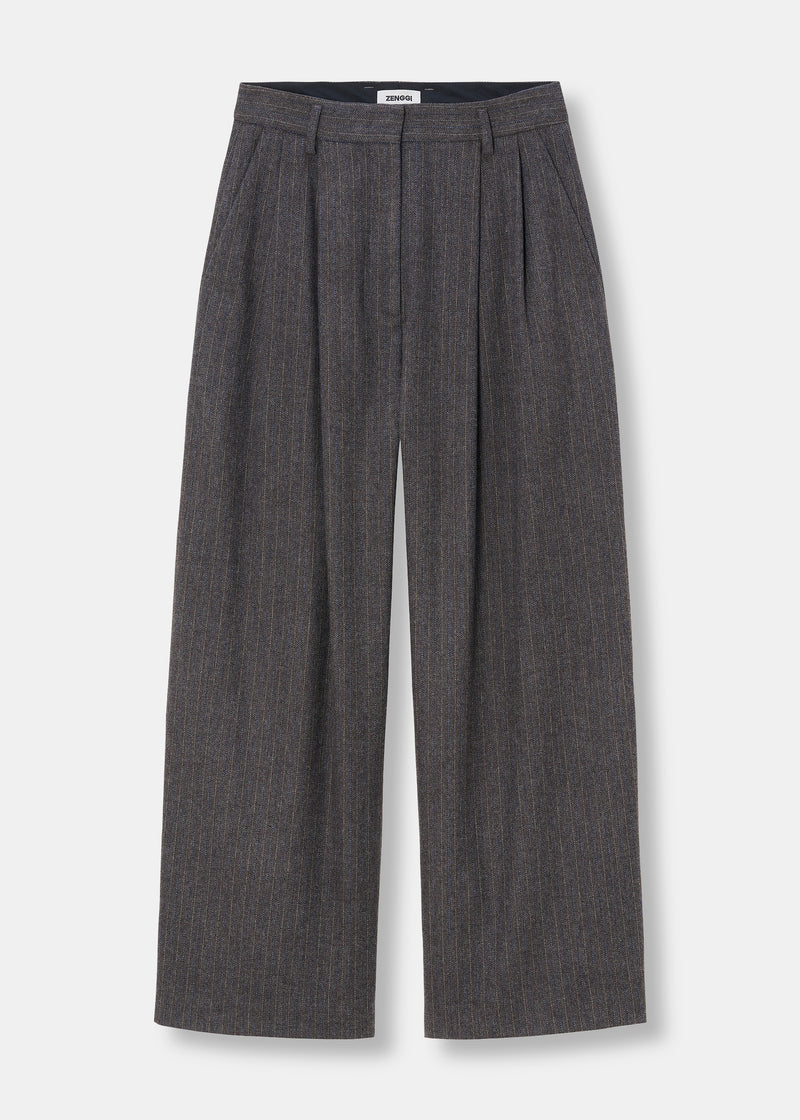 ZENGGI PINSTRIPE JADE PANTS