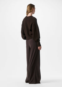 ZENGGI LAMB SILK ROUND NECK