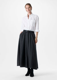 ZENGGI SOFT FLANNEL WIDE SKIRT