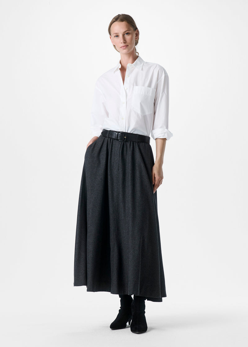 ZENGGI SOFT FLANNEL WIDE SKIRT