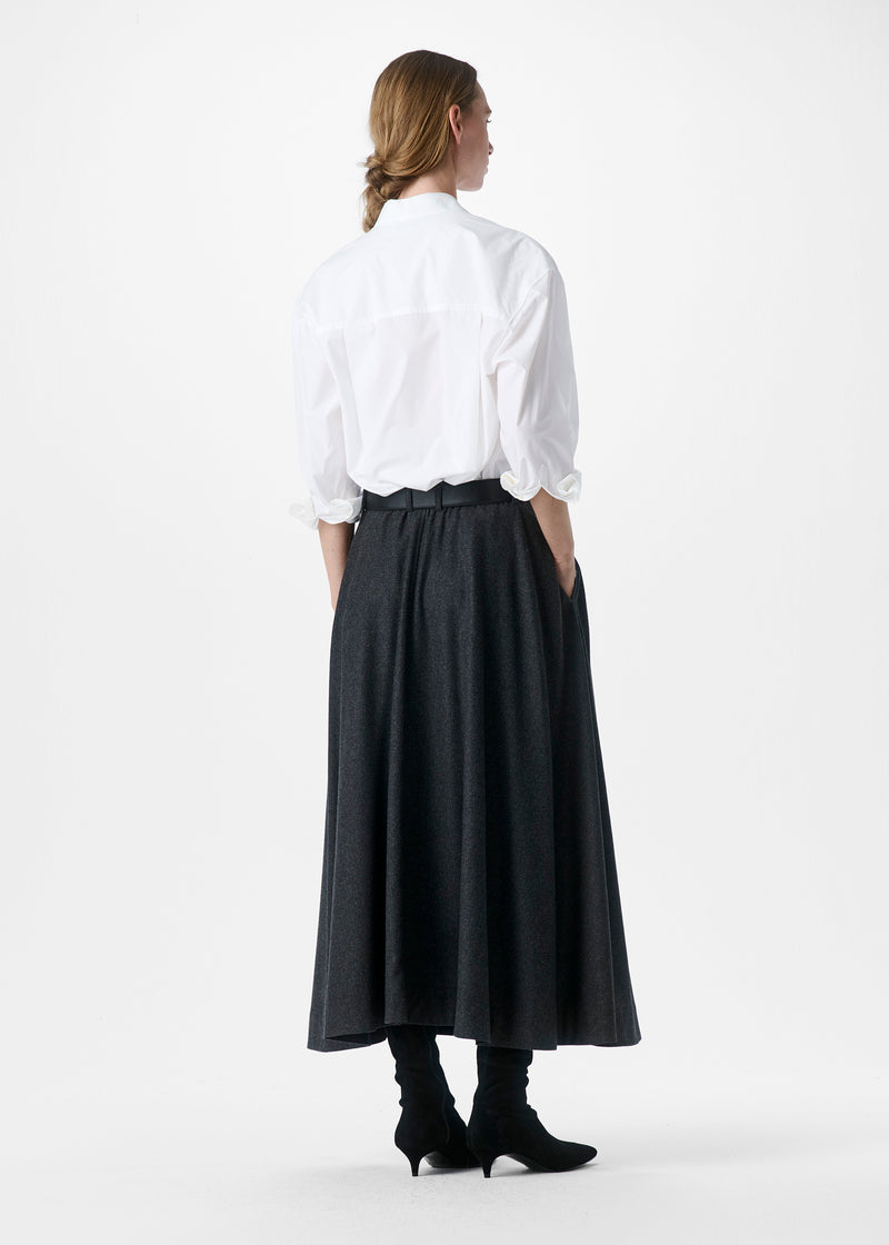 ZENGGI SOFT FLANNEL WIDE SKIRT