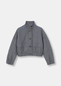 ZENGGI CROP BOMBER JACKET