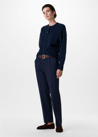 ZENGGI LAMBSILK ROUND CARDIGAN