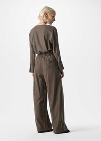 ZENGGI SOFT FLANNEL JADE ELASTIC PANT