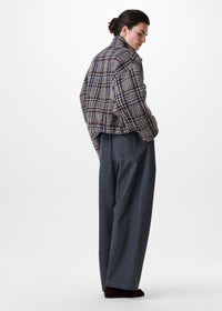 ZENGGI CHECK CROPPED JACKET