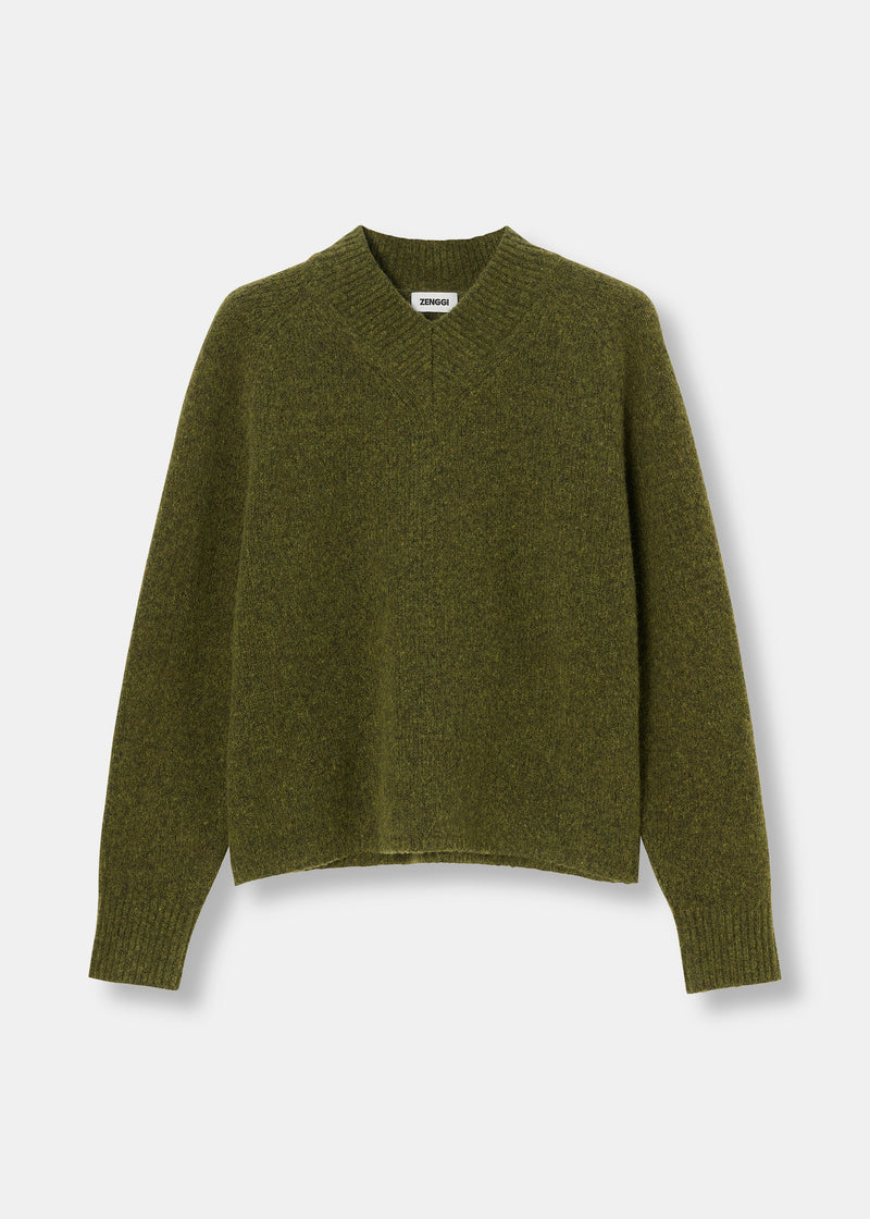 ZENGGI LAMB SILK OVERSIZED SWEATER