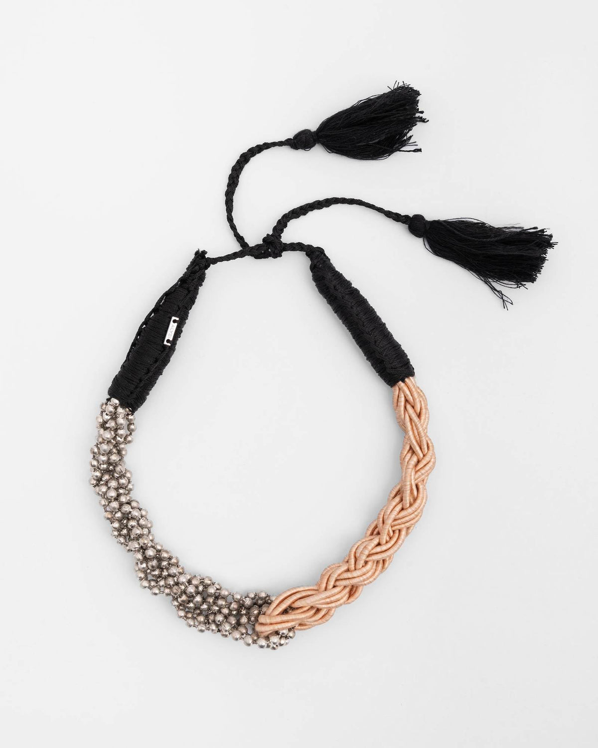 ALYSI BRAIDED BEAD NECKLACE