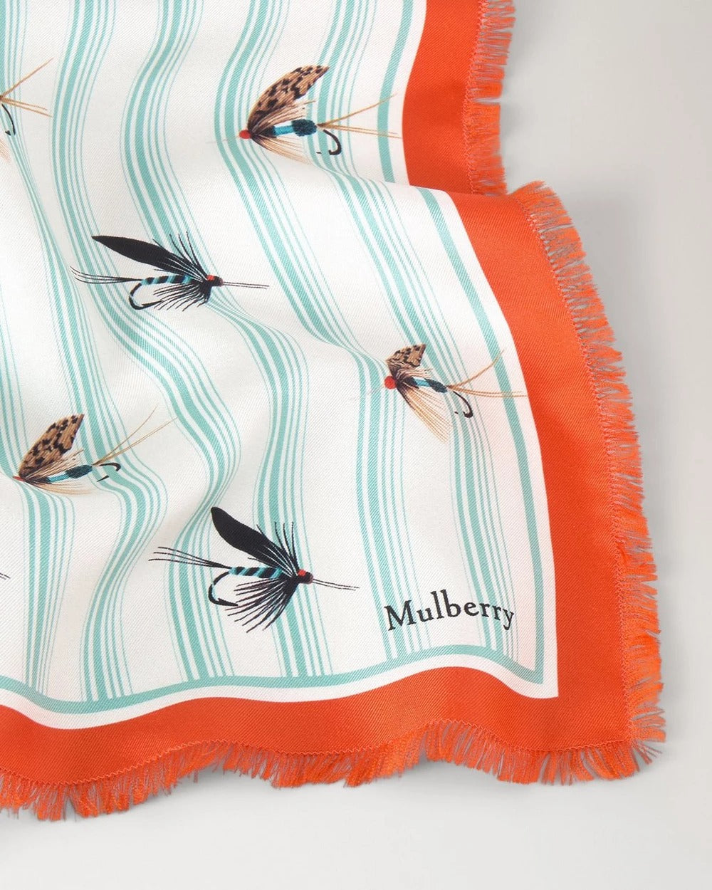 MULBERRY FEATHER LURE SCARF